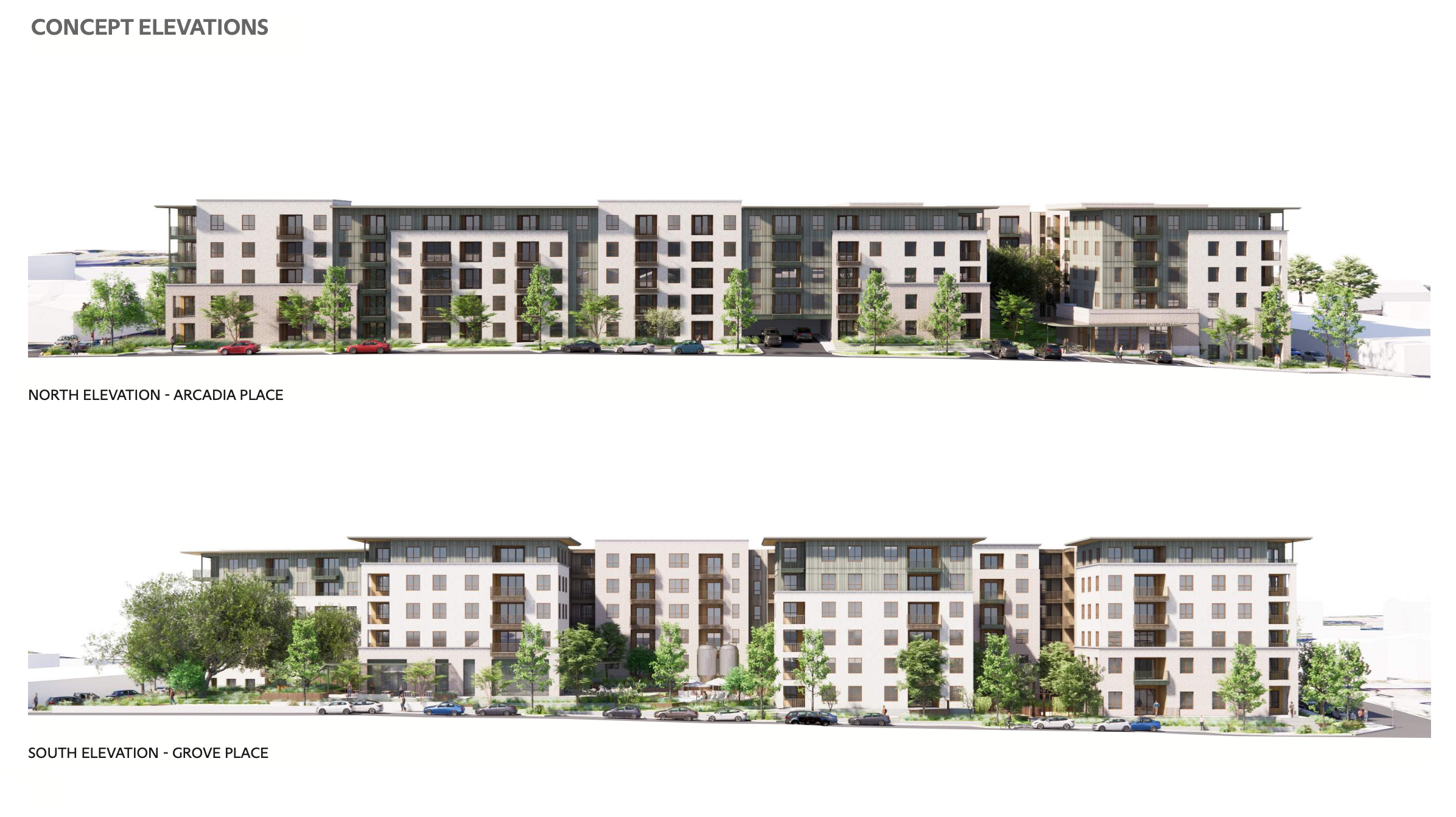 East-West Concept Elevations